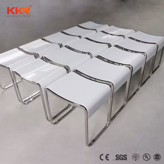 Bathroom Solid Surface Acrylic Shower Bath Stool