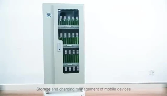 Зарядная тележка для планшета с одной дверью Зарядный шкаф Тележка для зарядки на 30 и 40 отсеков